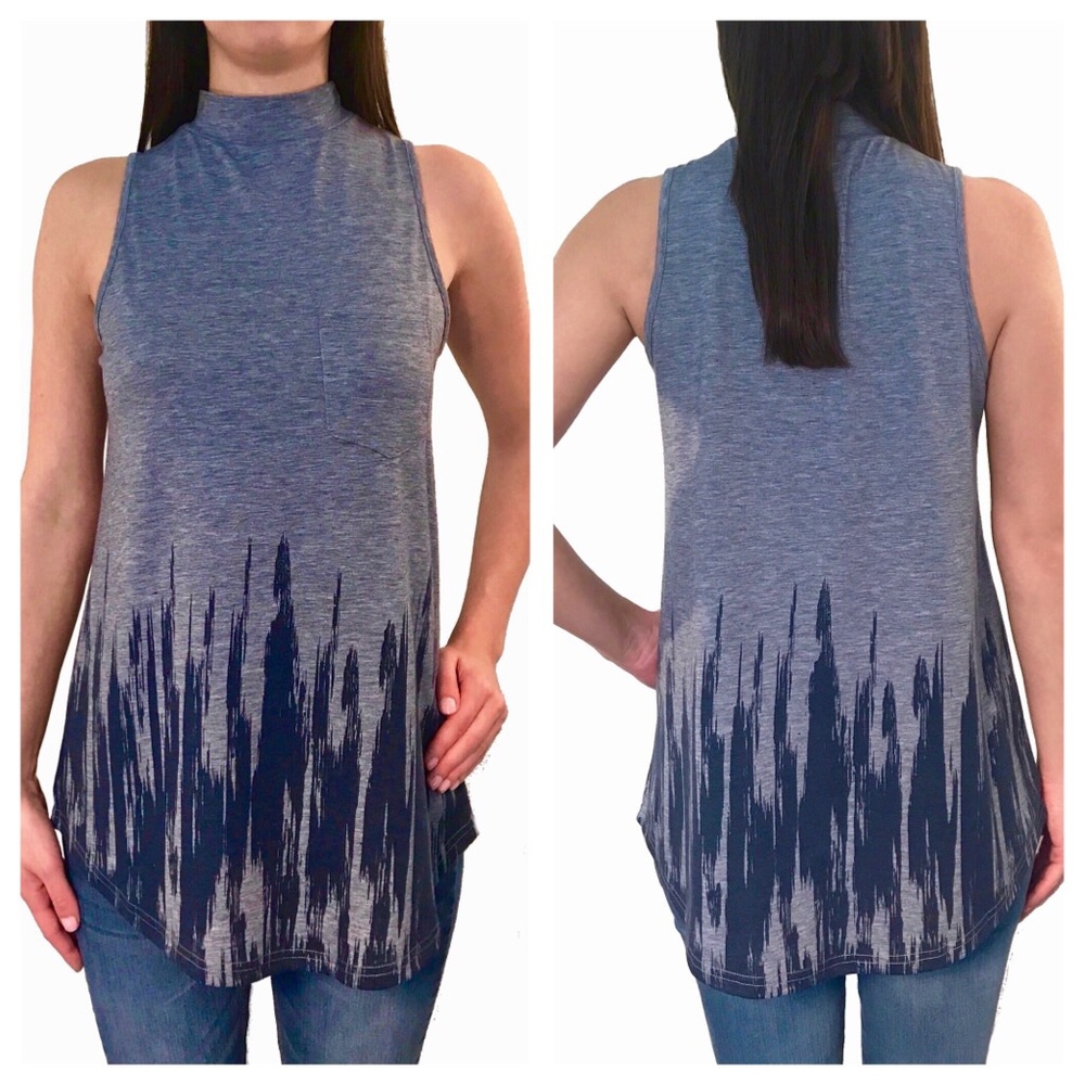 Loveriche Sleeveless Mock Neck Top - Picture 5 of 5